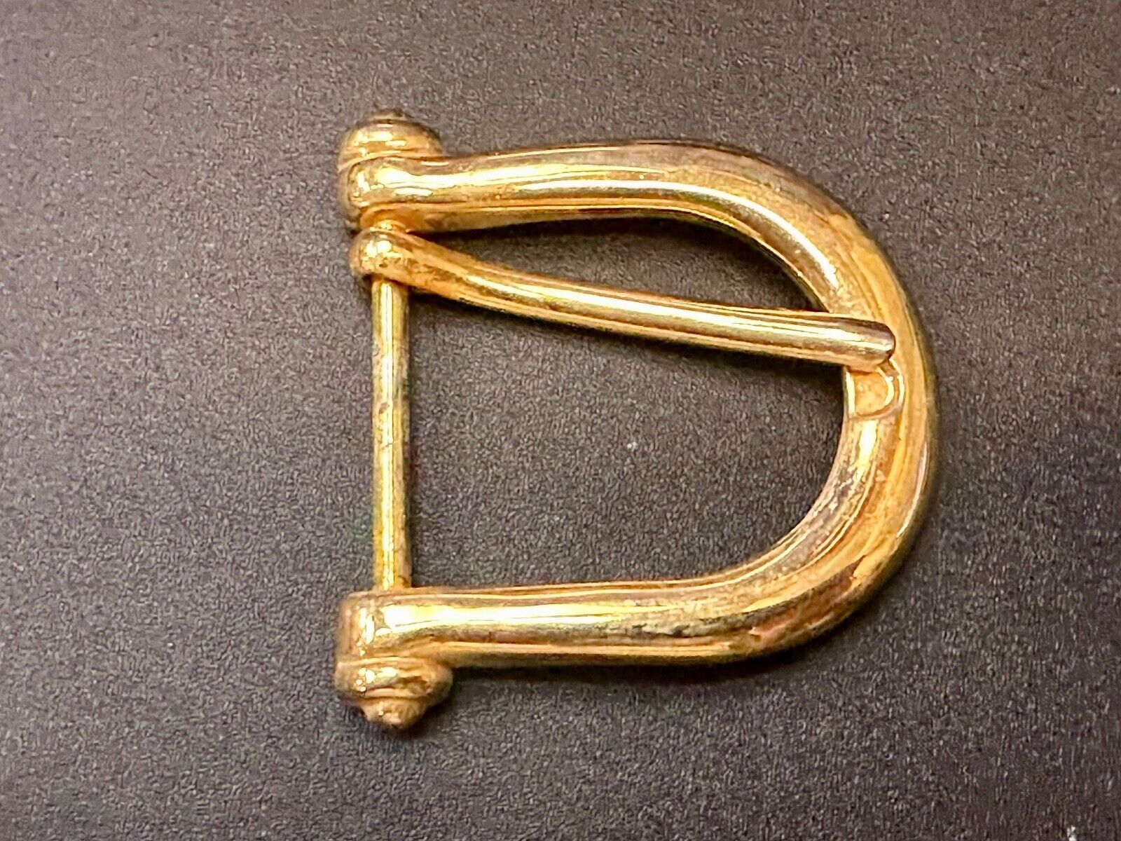 Vintage antique replacement smooth curves u shaped belt buckle