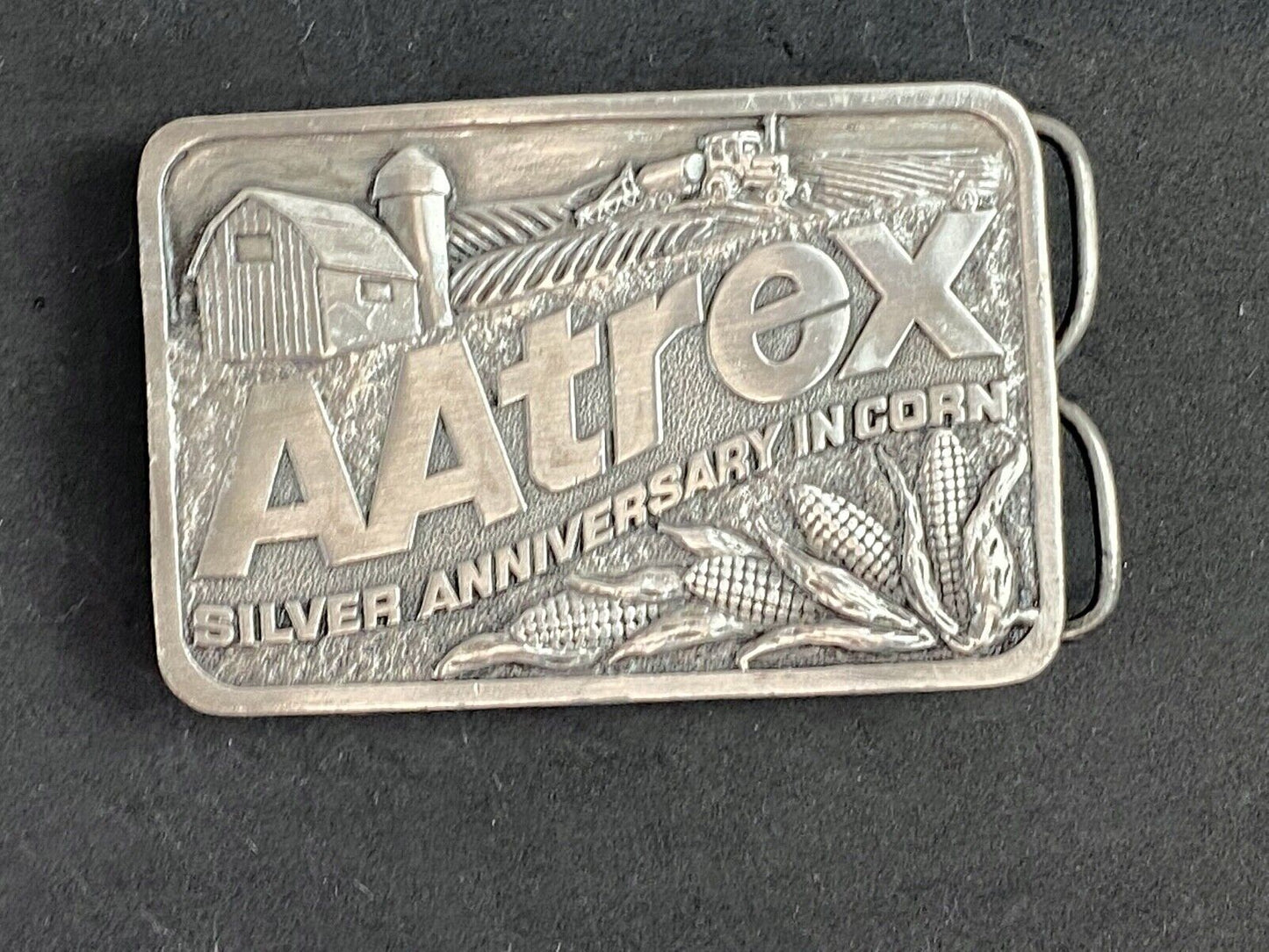 Aatrex Herbicide Belt Buckle 25Th Anniversary Corn Sprayer Farm Tractor Planter