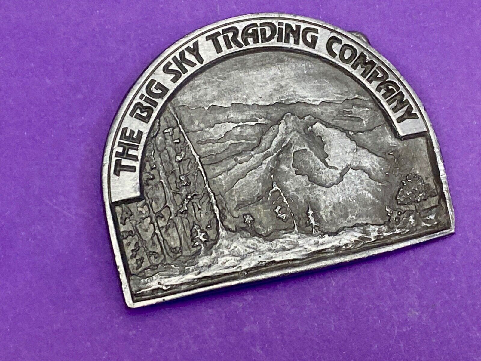 The Big Sky Trading Company Belt Buckle By La Verla Bloomington Indiana 