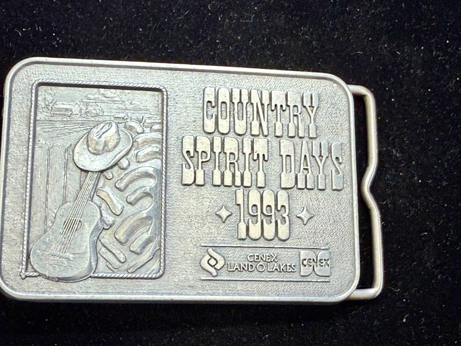 1993 Cenex Land O Lakes Country Spirit Days Commemorative Belt Buckle