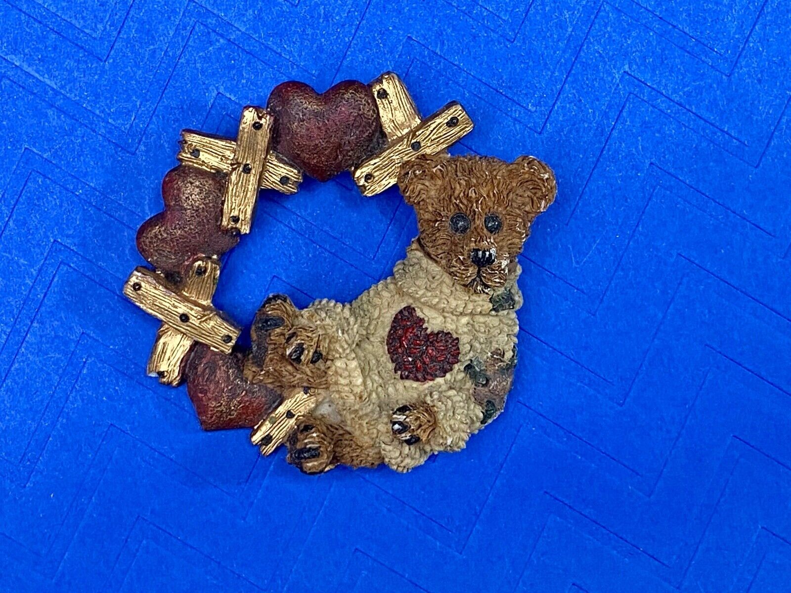 Valentines Day? X Heart X Heart Brooch Pin From Boyds Bears & Friends