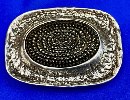 Unique Spotted dotted silver color Vintage fashion belt buckle