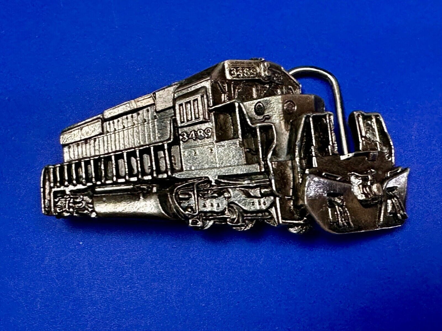3489  Train Locomotive RailRoad Vintage 1980 - The Great American Belt Buckle Co