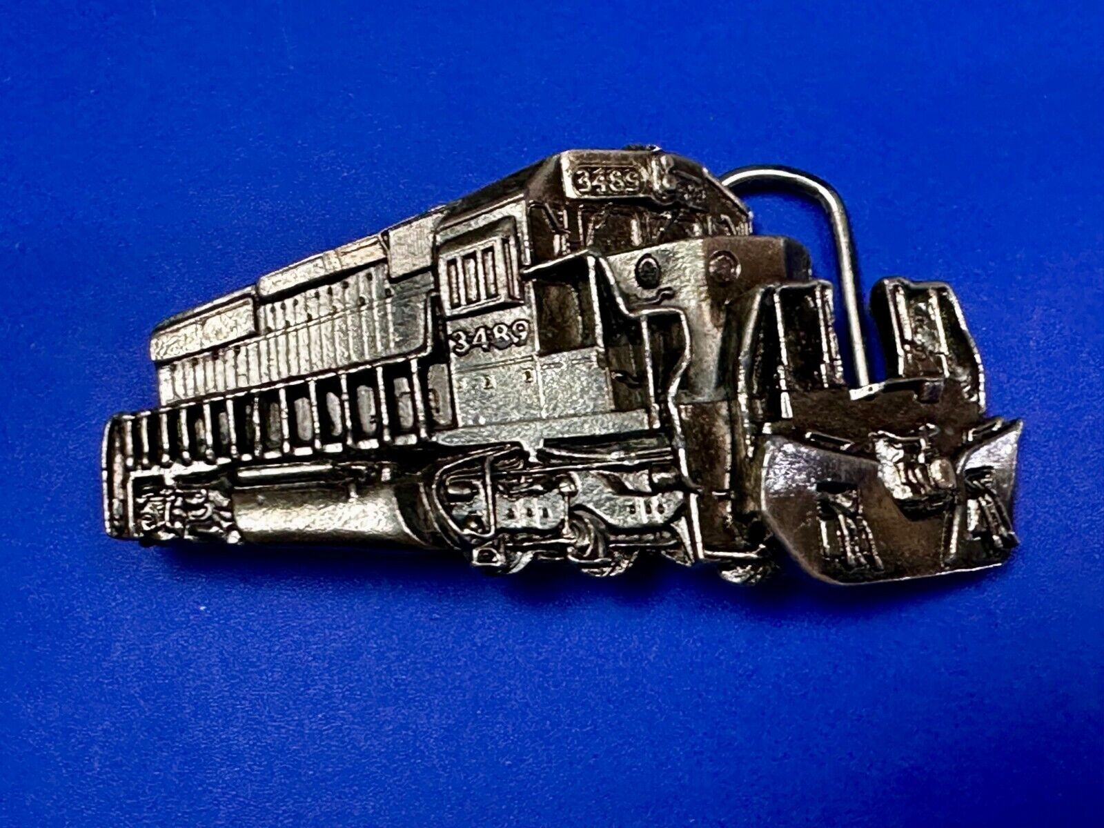 3489  Train Locomotive RailRoad Vintage 1980 - The Great American Belt Buckle Co