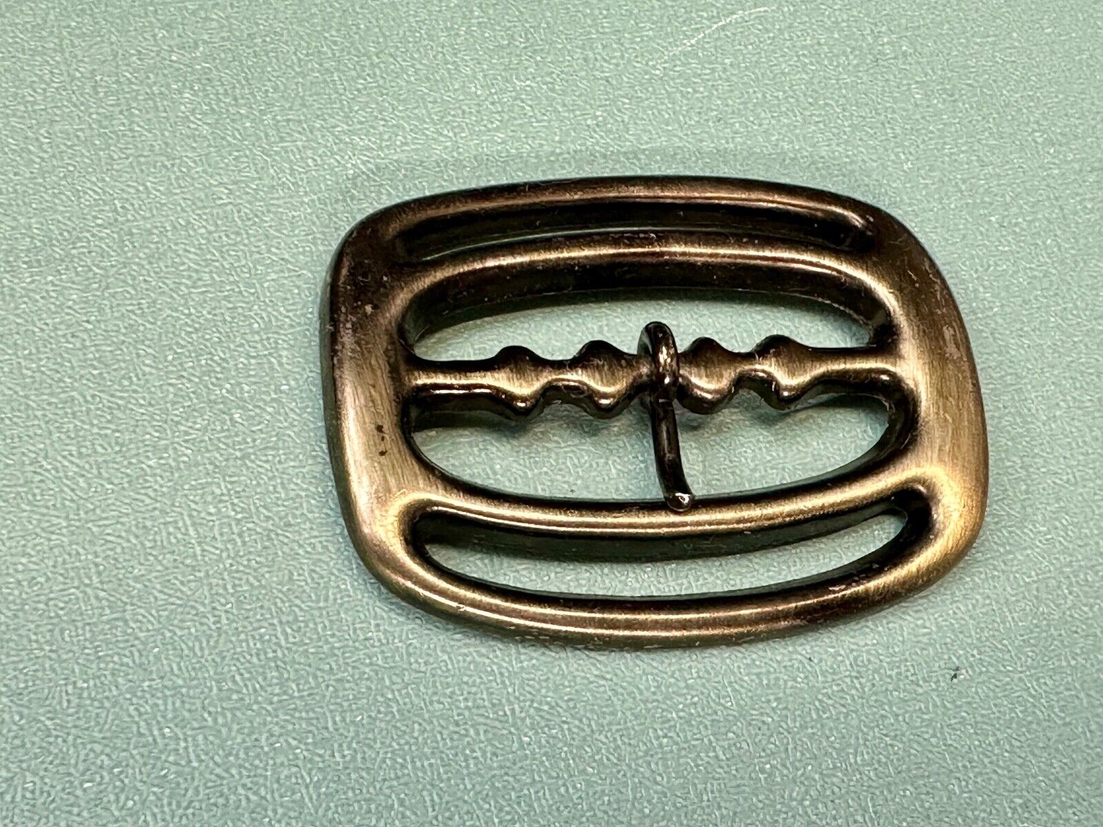 unique small brass tone replacement SMALL belt buckle