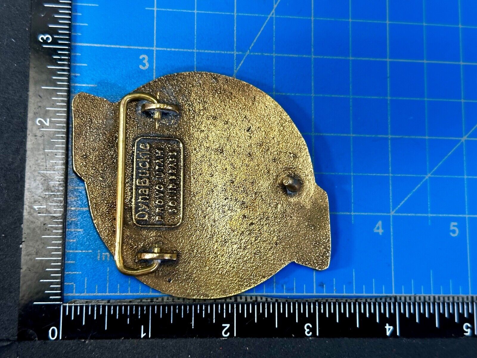 BECHTEL Engineering Construction Company Add Promo Dynabuckle Brass Belt Buckle