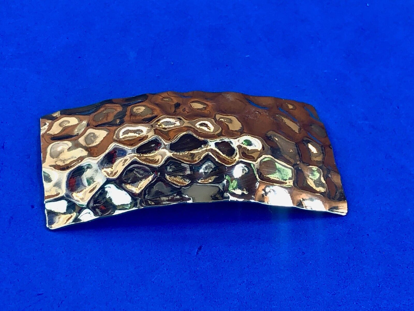 Vintage Gold tone Scarf Clip Belt Tie Slide Buckle 
