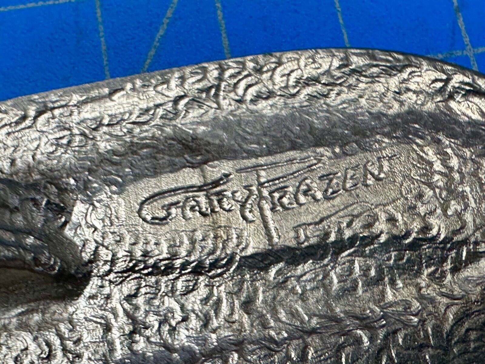 Utah Railway Co Vtg Train Railroad 85 Years - Gary Prazen Sculpture Belt Buckle