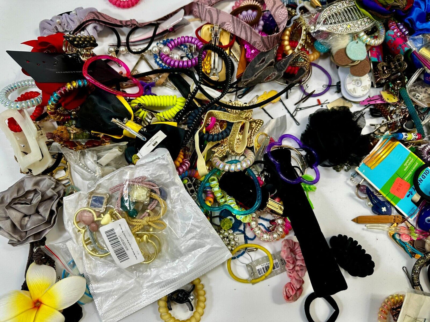 Almost 13 pounds of Hair Accessories -  Resale Bulk Lot, Junk Drawer Grab Bag