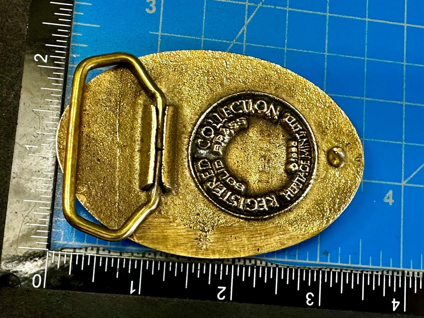 United States of America Patriotic USA Heritage Mint LTD Brass Belt Buckle
