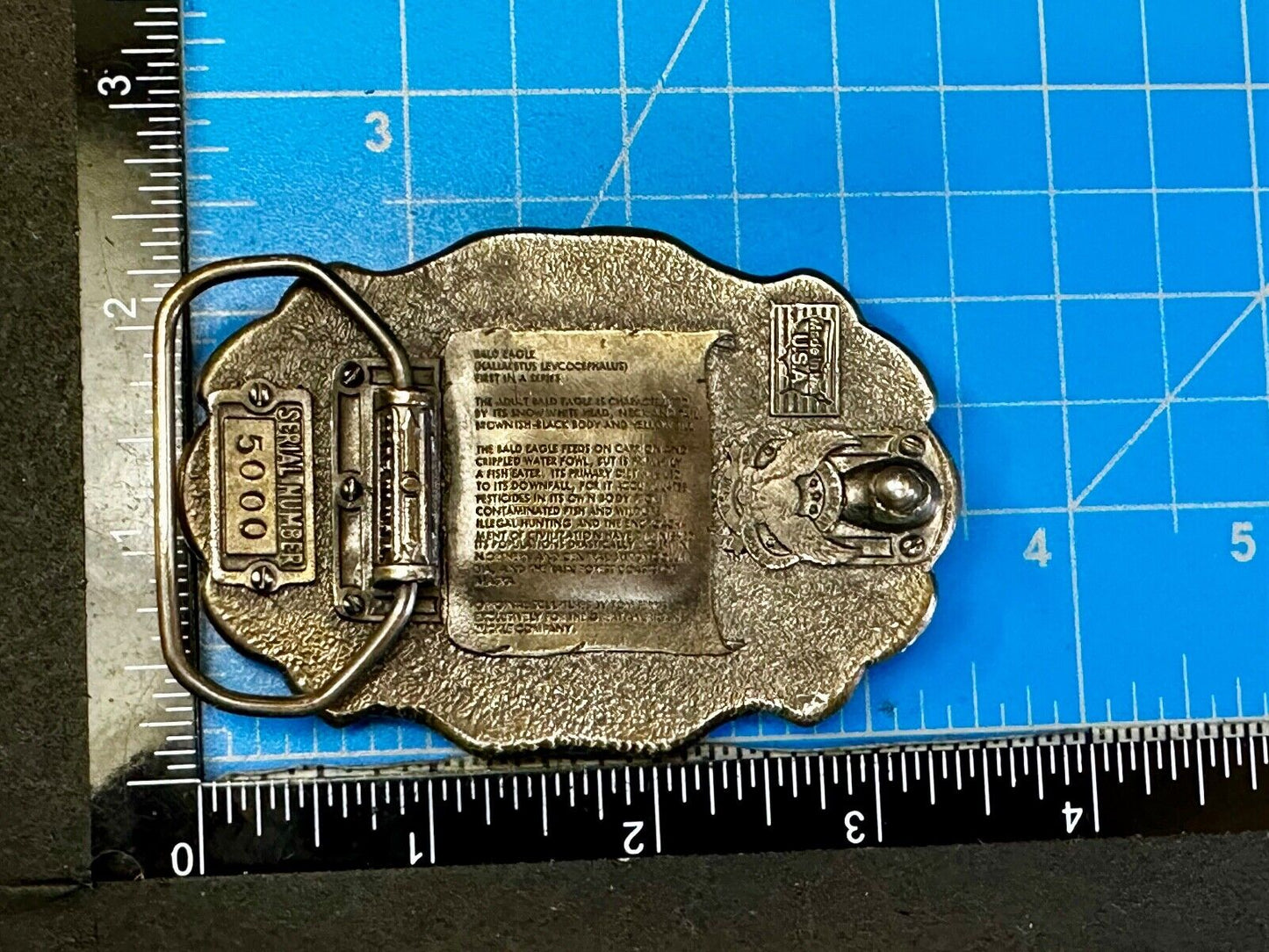 American Bald Eagle Head Belt Buckle by The Great American Buckle Co