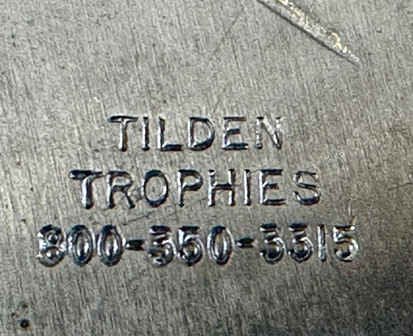 Amarillo Texas Gun Club Singles Vet Trophy Belt Buckle by Tilden