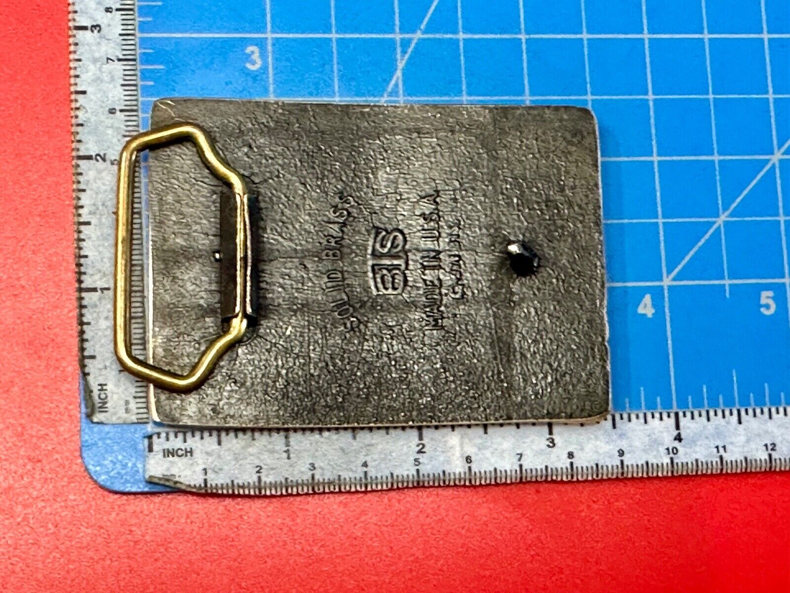 Arizona Division Black Mesa Keyenta Vintage Solid Brass BTS  belt buckle