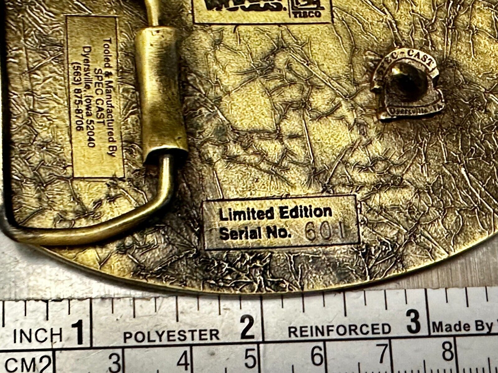 65 Years TISCO 2002 Tractor Implement Supply company NOS Belt Buckle