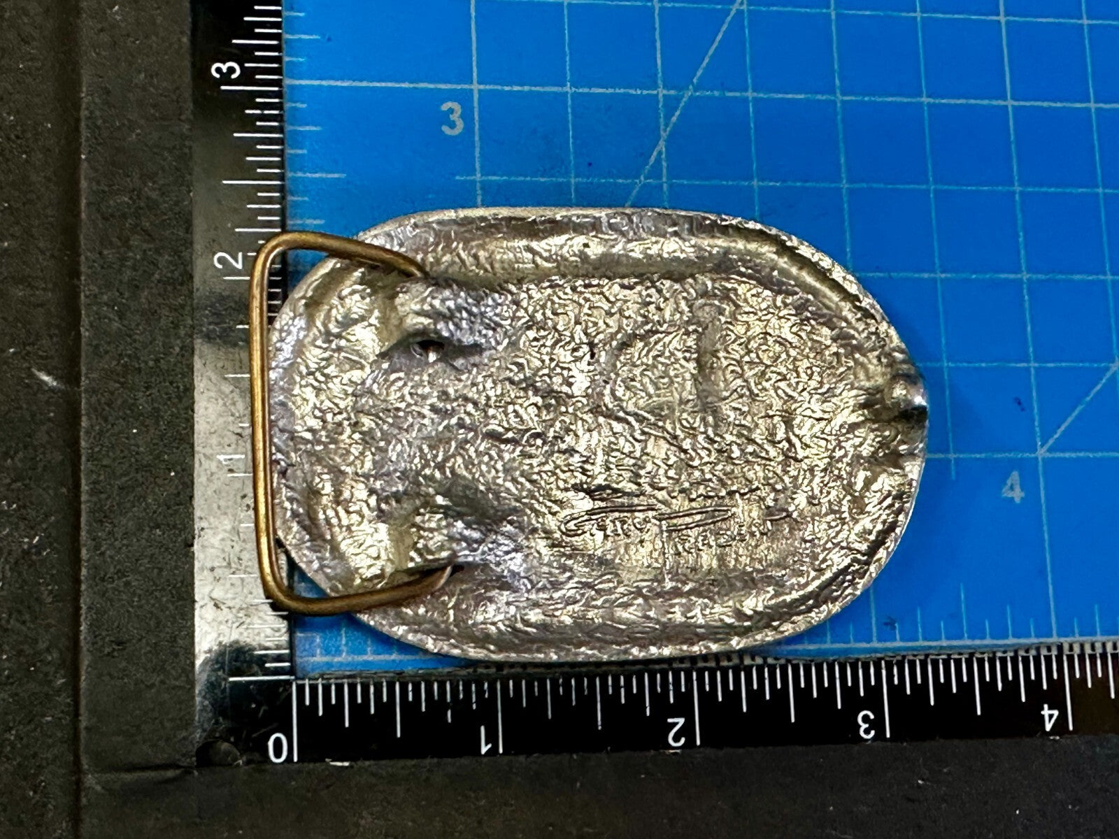 Utah Railway 83 Years 1995 RailRoad Train Car Belt Buckle by Gary Frazen