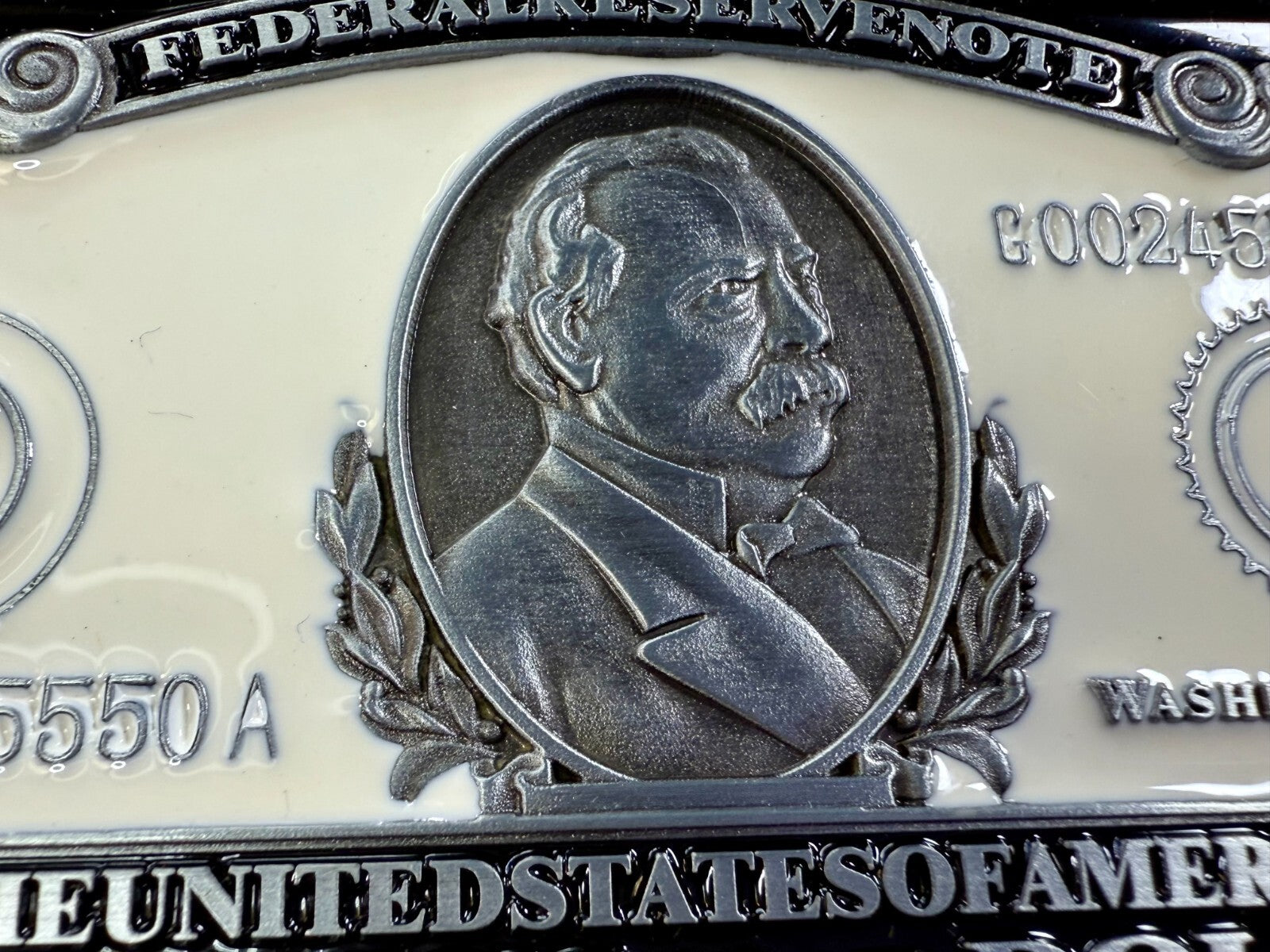 Thousand Dollar Bill New LARGE Novelty Belt Buckle