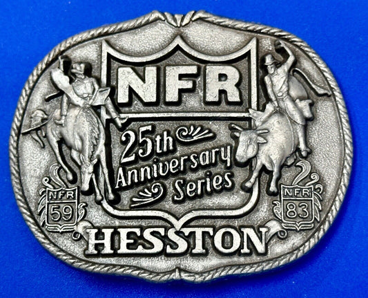 1993 Hesston National Finals Rodeo NFR 25th year celebration Belt Buckle