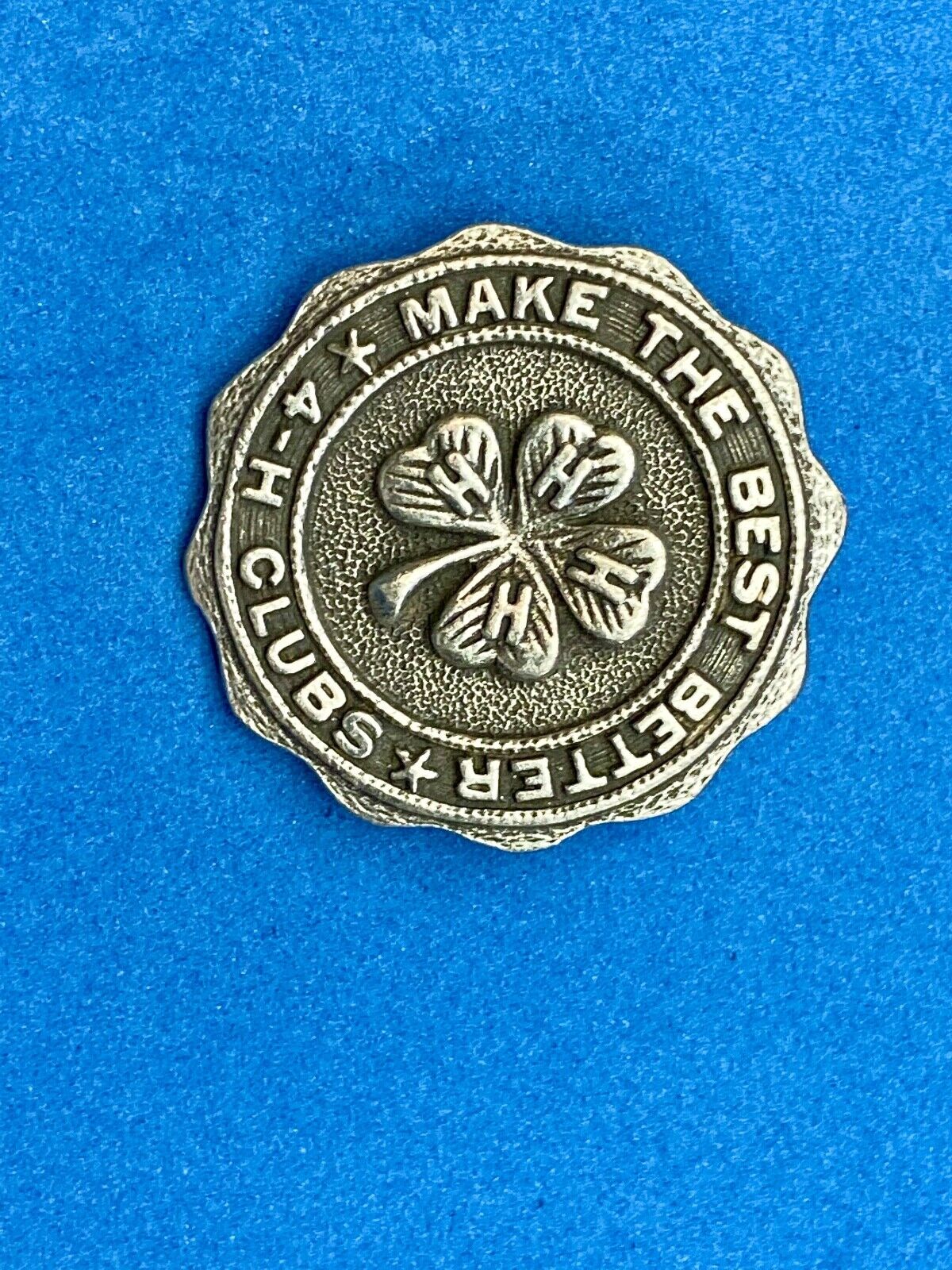 4H Club  Make The Best Better Silver Color Collectable Pin