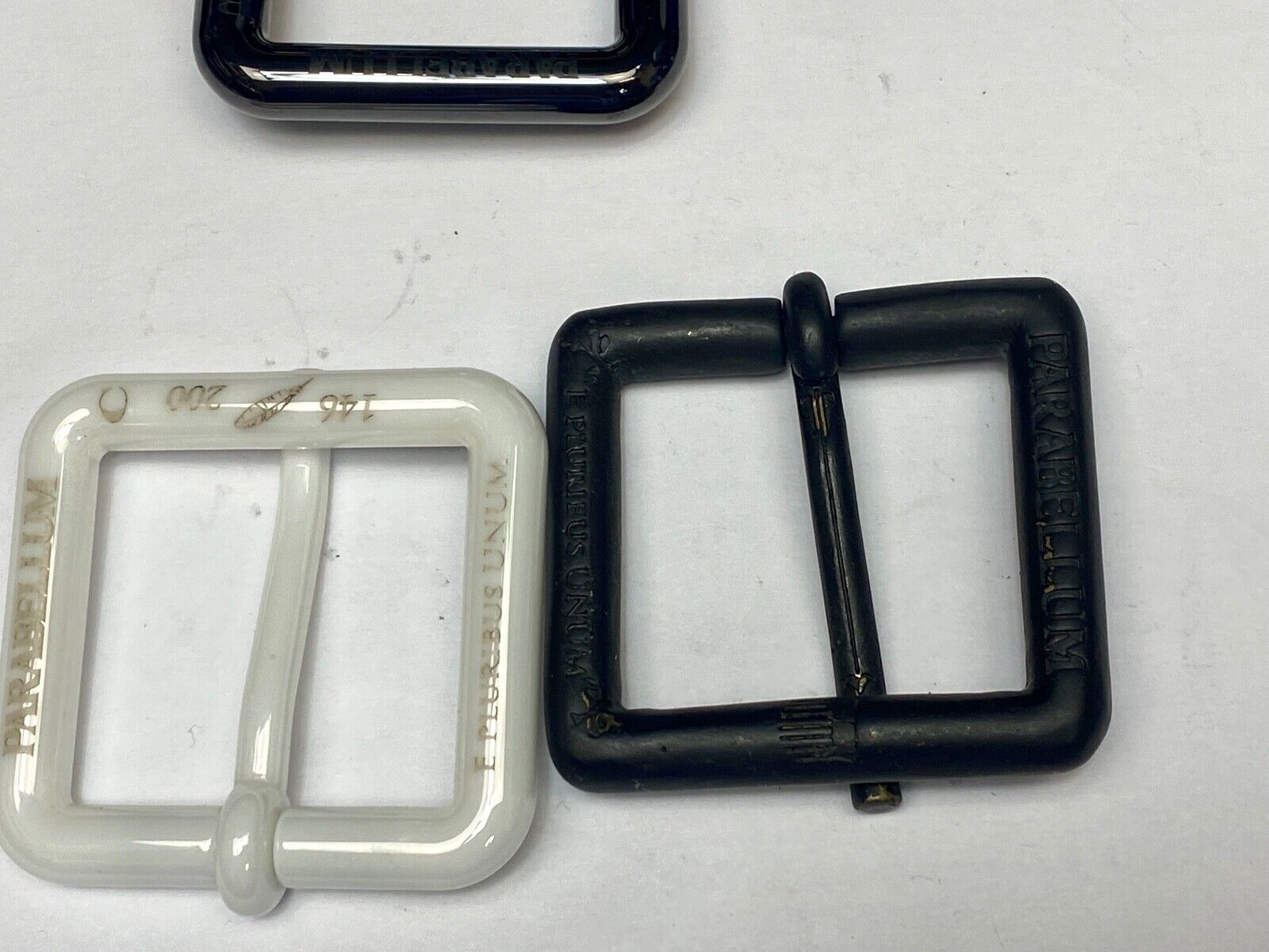 3 Color Lot Parabellum Peacemaker E Pluribus Unum 003 145 Ceramic Belt Buckles 