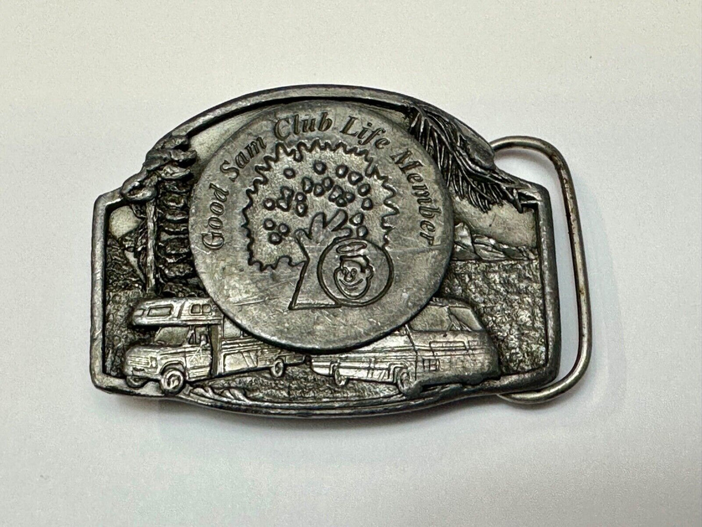 Vintage Good Sam Club Life Member Belt Buckle