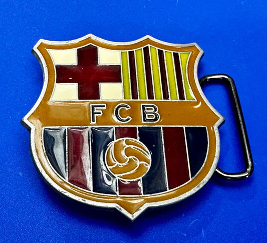 Barcelona F.C. Purple Barcelona  FCB Club Emblem Commemorative Belt Buckle