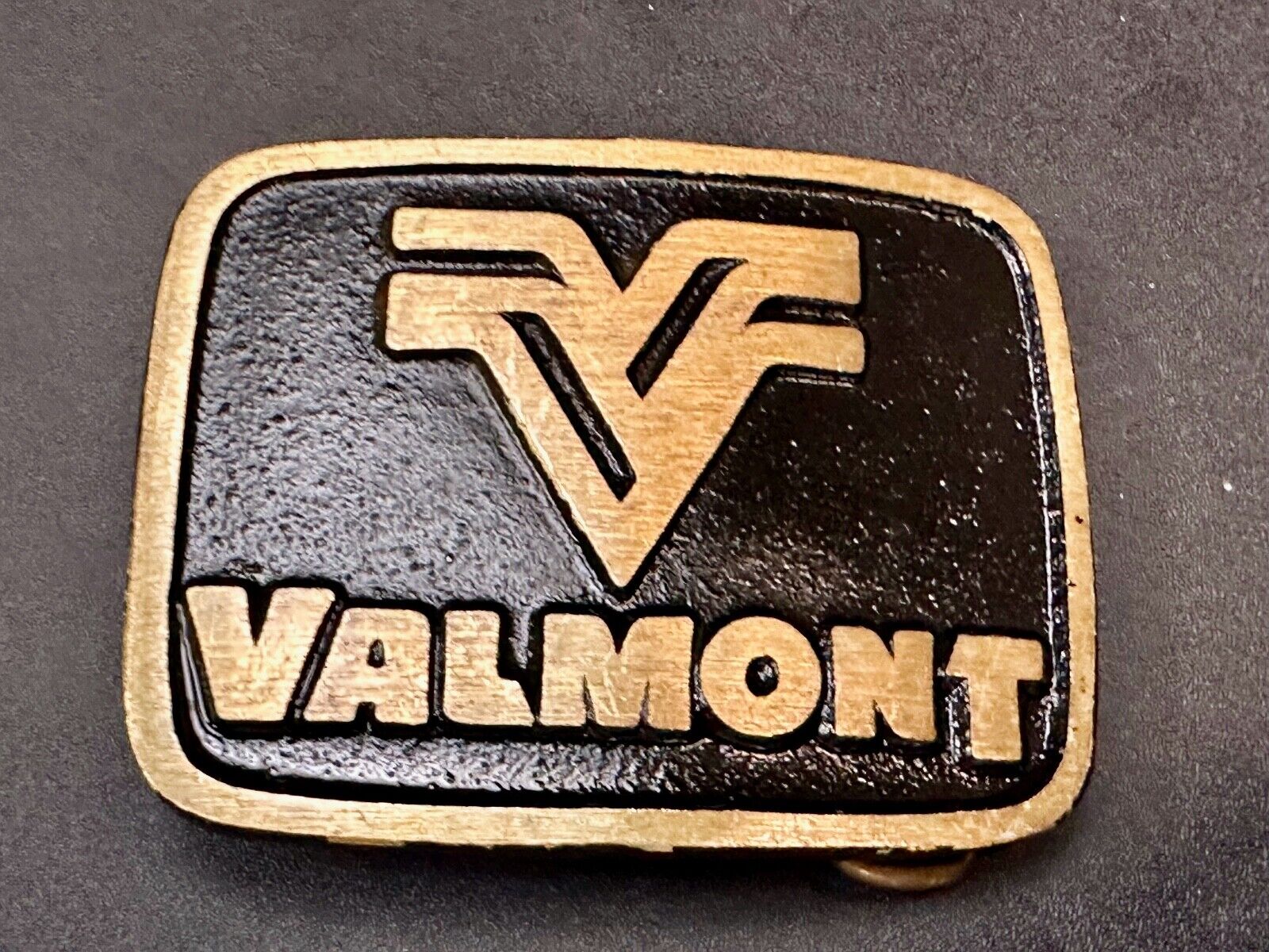 Valmont skincare products Company Solid Brass Vintage Belt Buckle by Dynabuckle