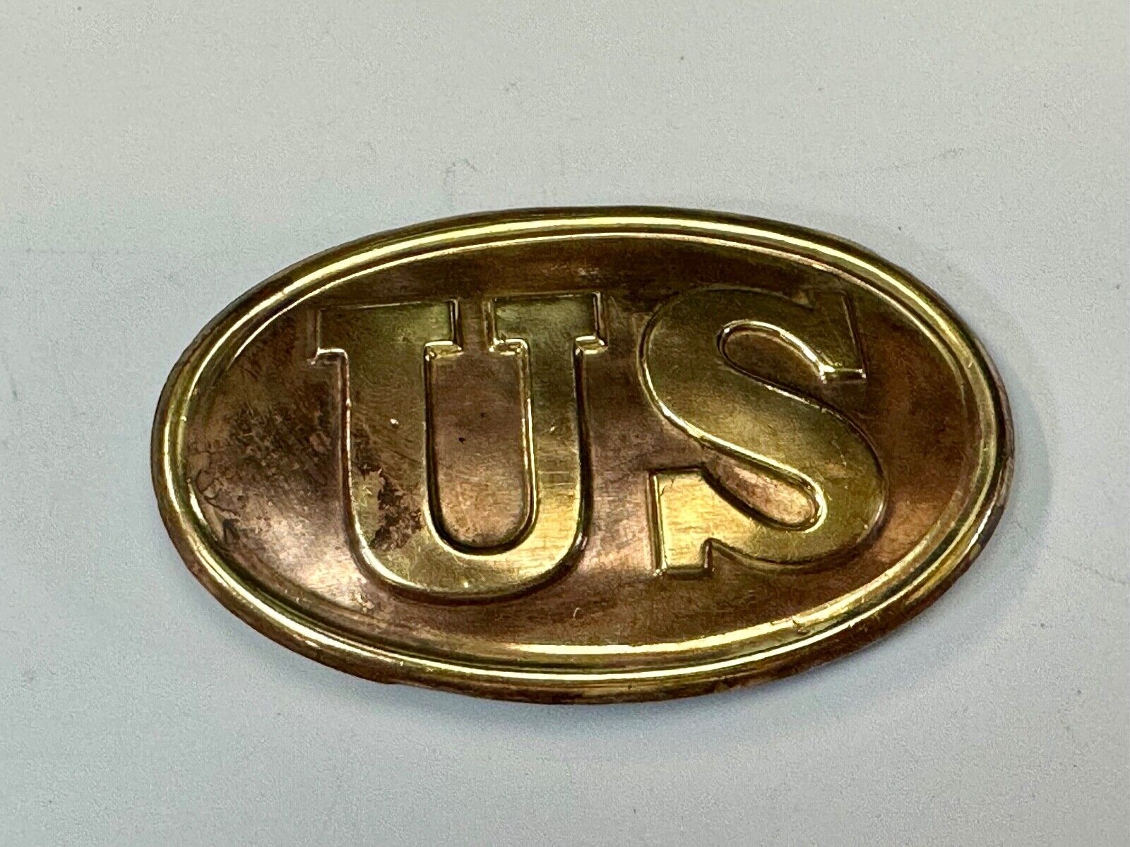 U.S. CIVIL WAR WAIST BELT PLATE US Soldiers Replica Belt Buckle  unknown to me!