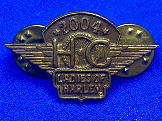 2004 Ladies Hog Harley Davidson Owners Group Motorcycles Pin