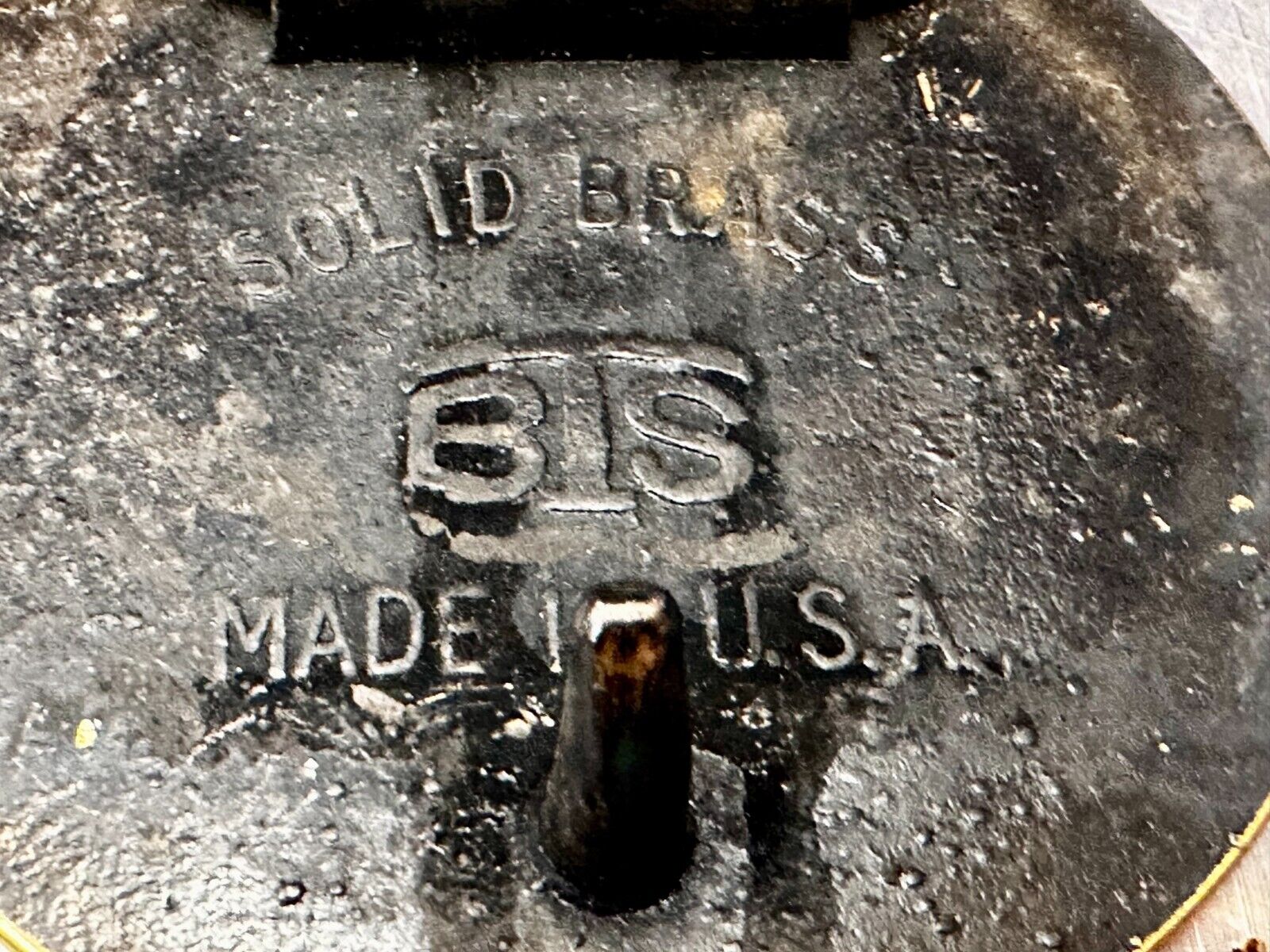 Bell System Telephone Telegraph Company Solid Brass Vintage 1978 BTS Belt Buckle