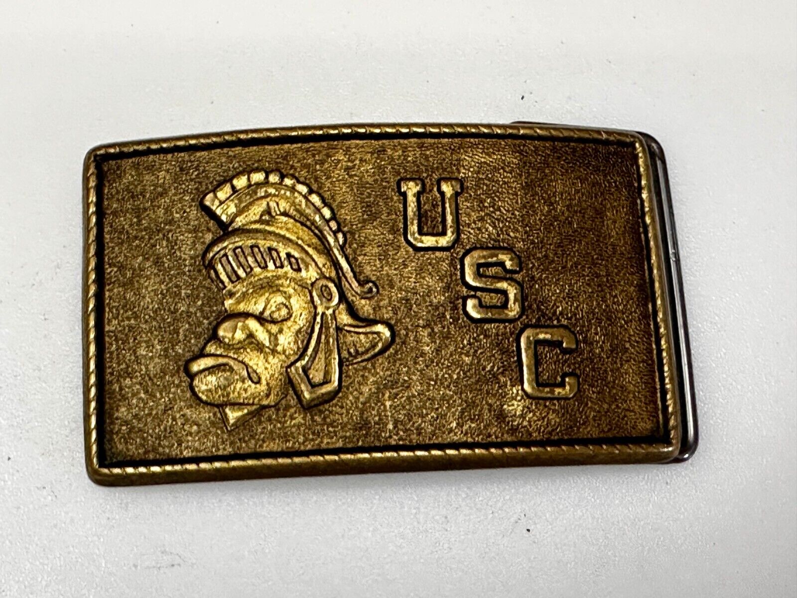 USC University Of Southern California Trojans Football Sports VTG Belt Buckle