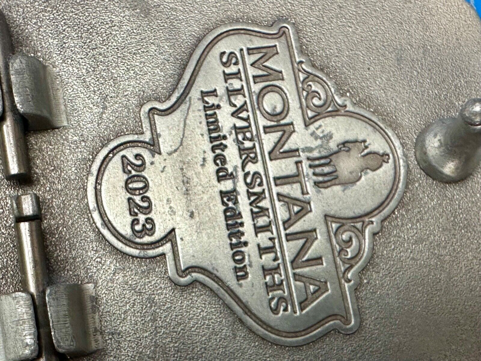2023 Pendleton Whisky Let'er Buck Montana Silversmith Rodeo Cowboys Belt Buckle