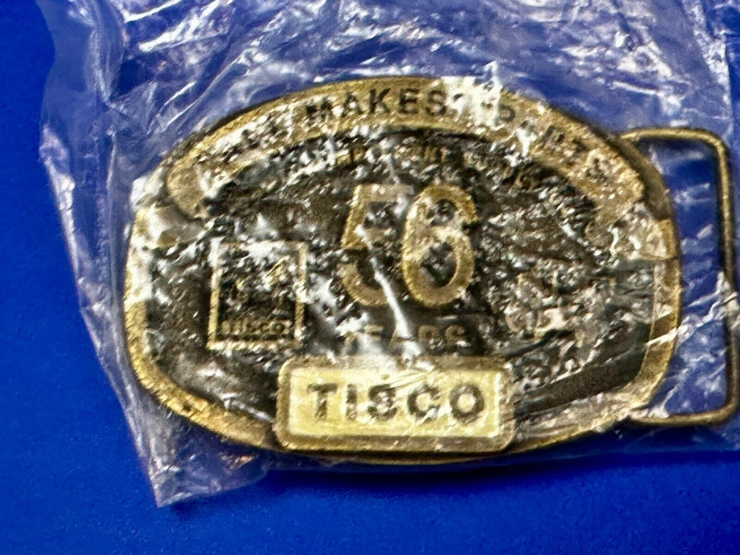 56 Years TISCO Tractor Implement Supply company NOS Belt Buckle by Speccast