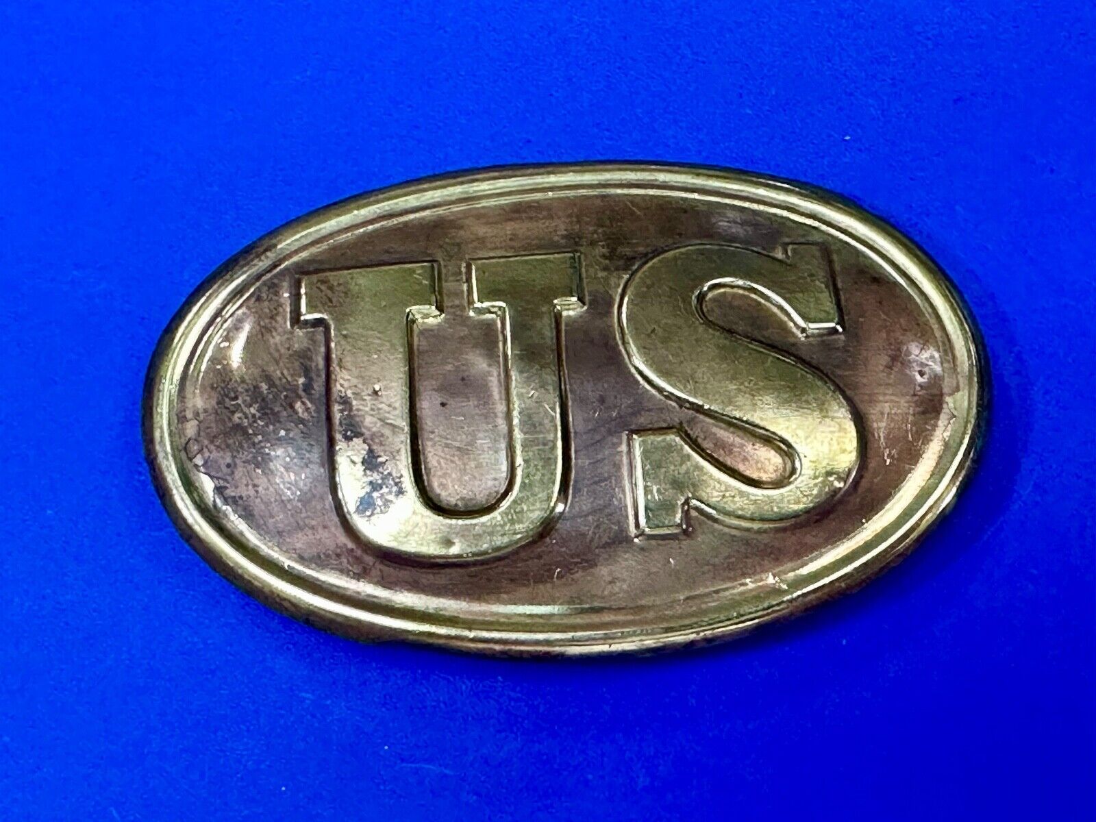 U.S. CIVIL WAR WAIST BELT PLATE US Soldiers Replica Belt Buckle  unknown to me!