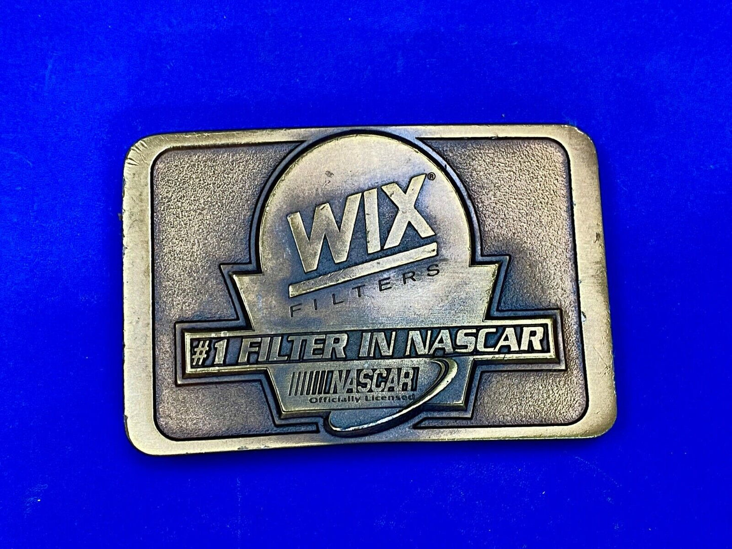 **Wix** The #1 Filter In Nascar Air & Oil Filters Company Belt Buckle