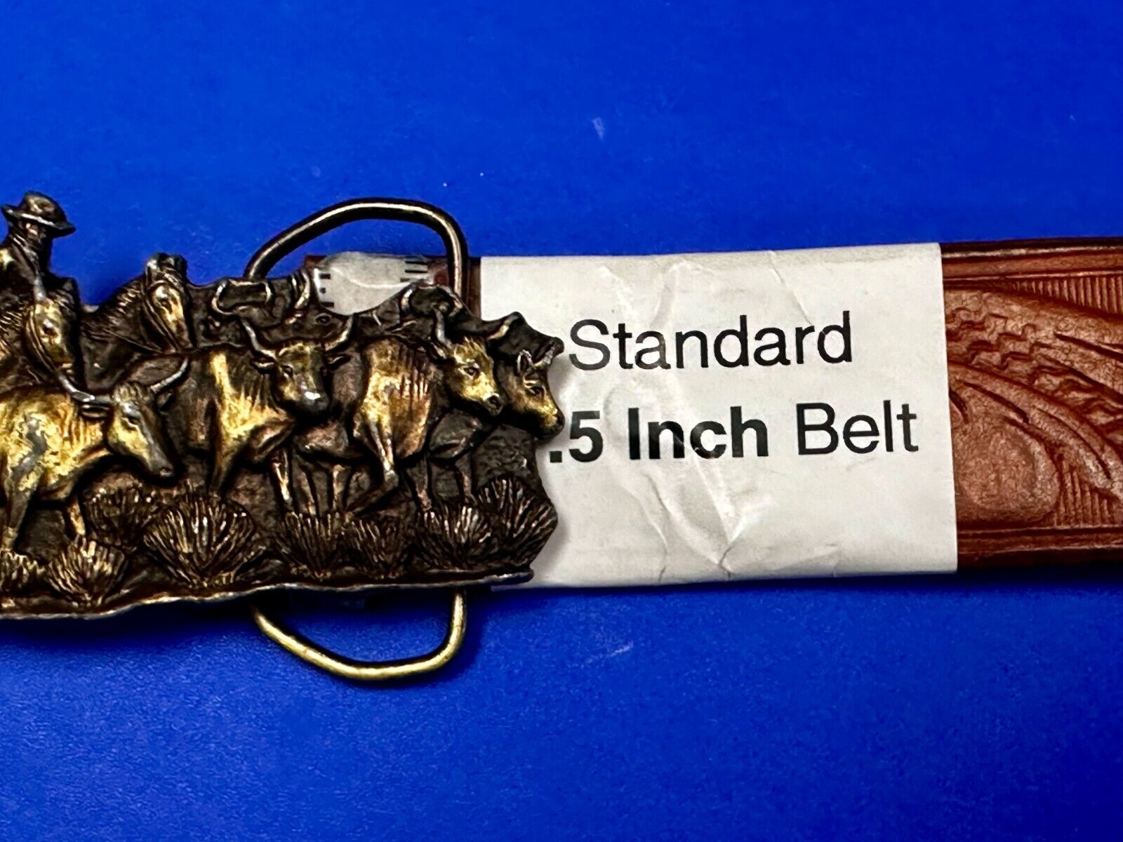 The Caddle Drive - Rodeo Cowboys Ranchers Day at Work Bergamot Belt Buckle