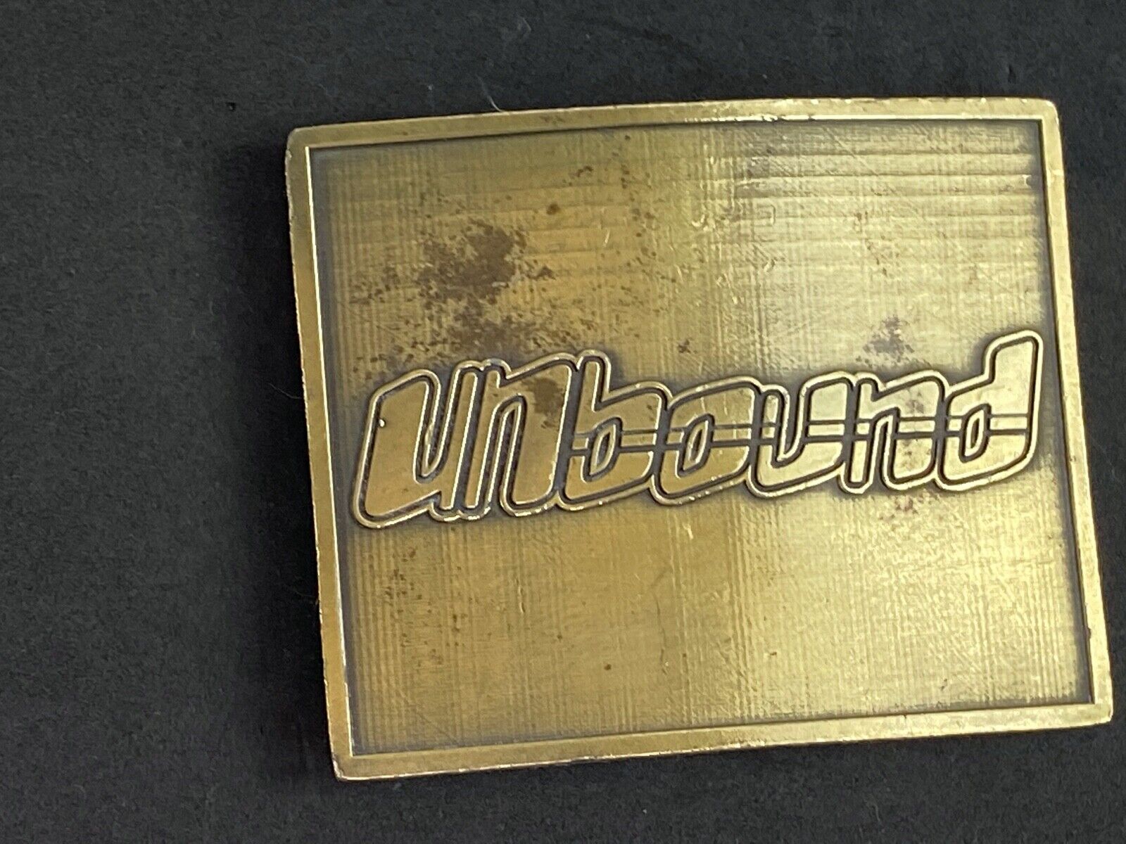 Unbound Promotional Belt Buckle Child Sponsorship Charity Based In Kansas City 
