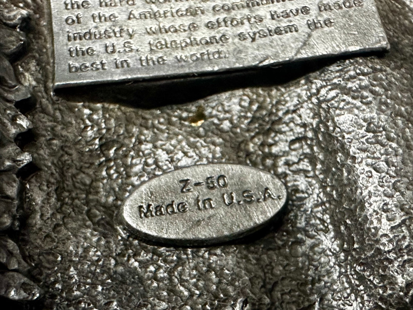 Telephone Lineman Line Electrical Worker Commemorative 1988 Siskiyou Belt Buckle