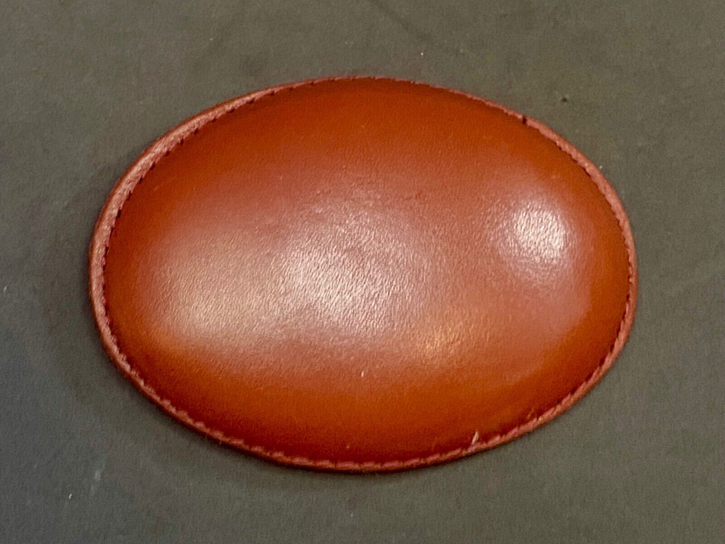 Unknown To Me!   Vintage Snake Skin? Leather? Reptile? Belt Buckle 
