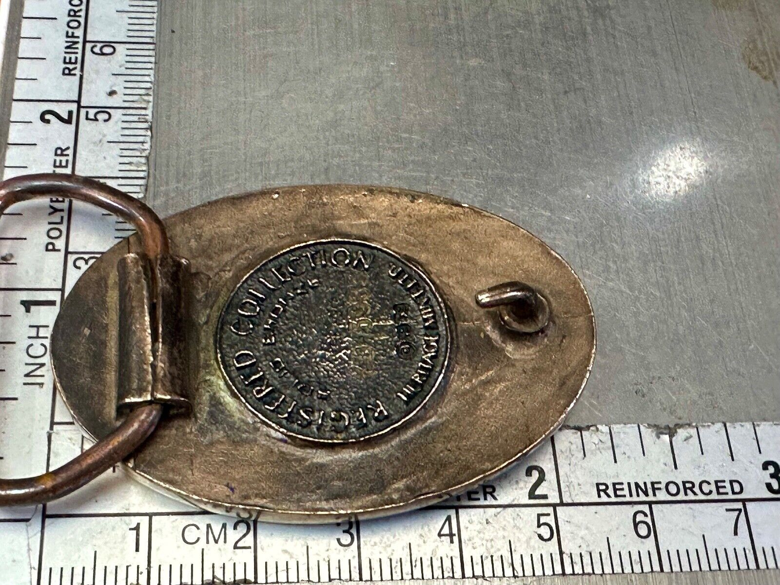 United States Of America USA Emblem, Seal Small Brass Heritage Mint Belt Buckle