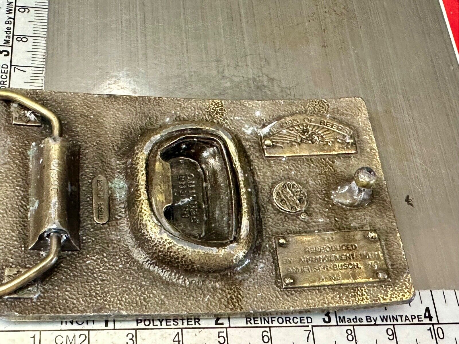 belt buckle Budweiser A-168
