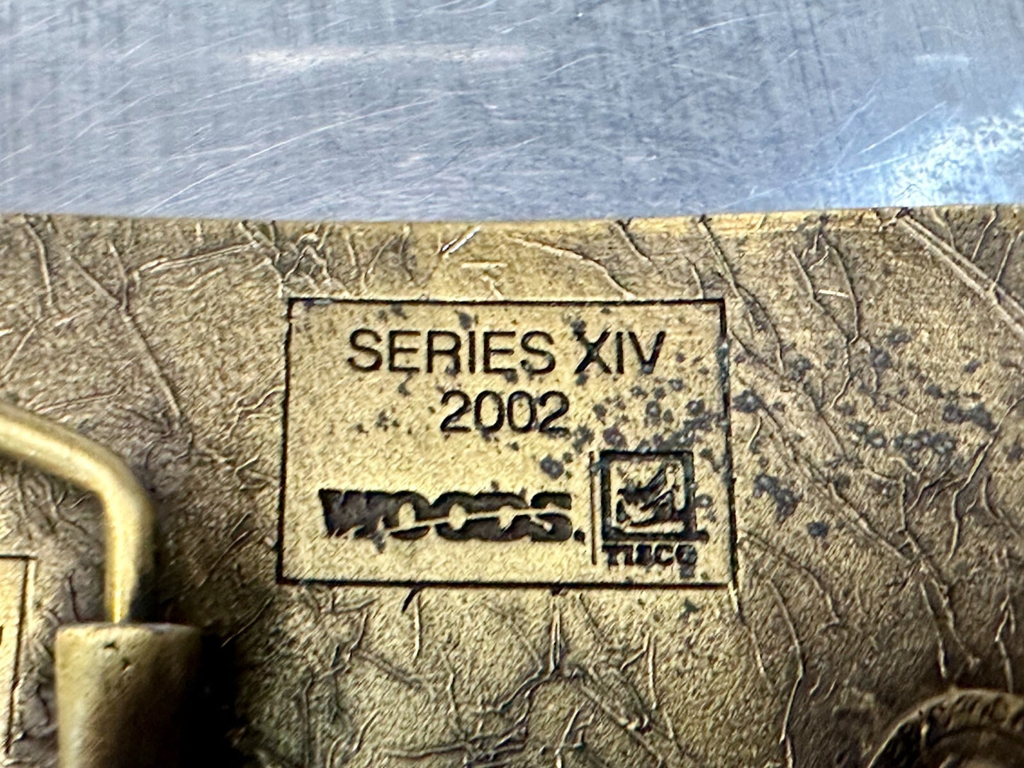 TISCO 65 Years 1937-2002 Series XIV The Leader in Aftermarket Parts Belt Buckle
