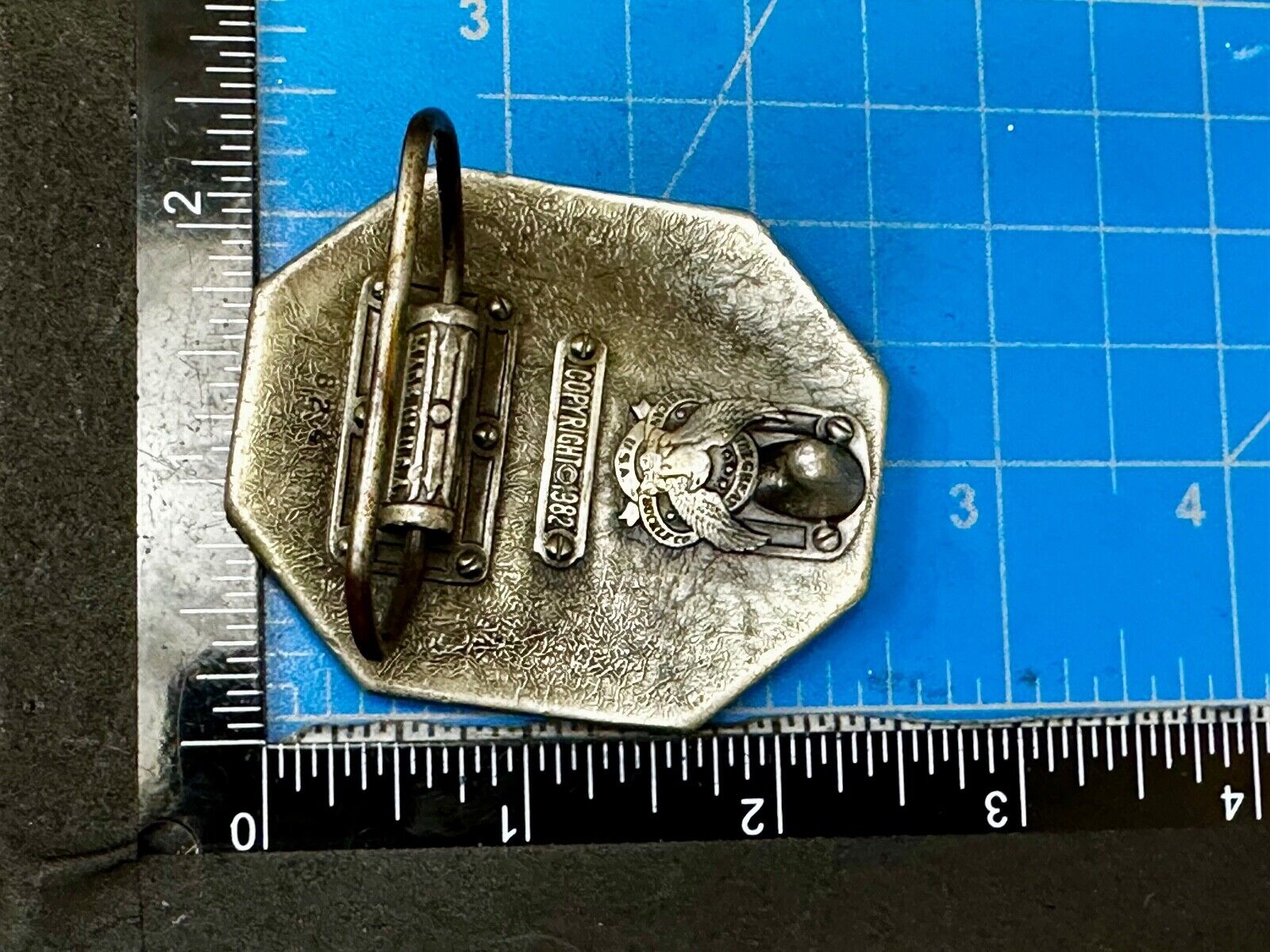 Vietnam Cross 1962 - 1975 The Great American Buckle Co Vintage Belt Buckle