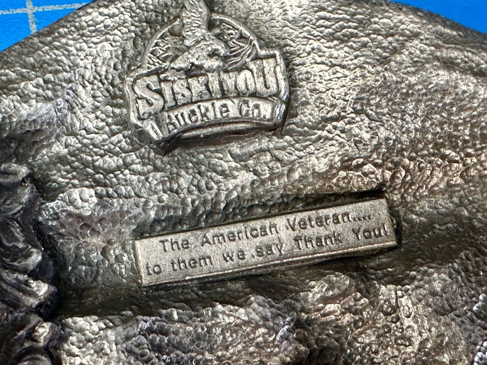 The American Veteran -  Vintage 1988 Siskiyou Limited belt buckle      Thank you
