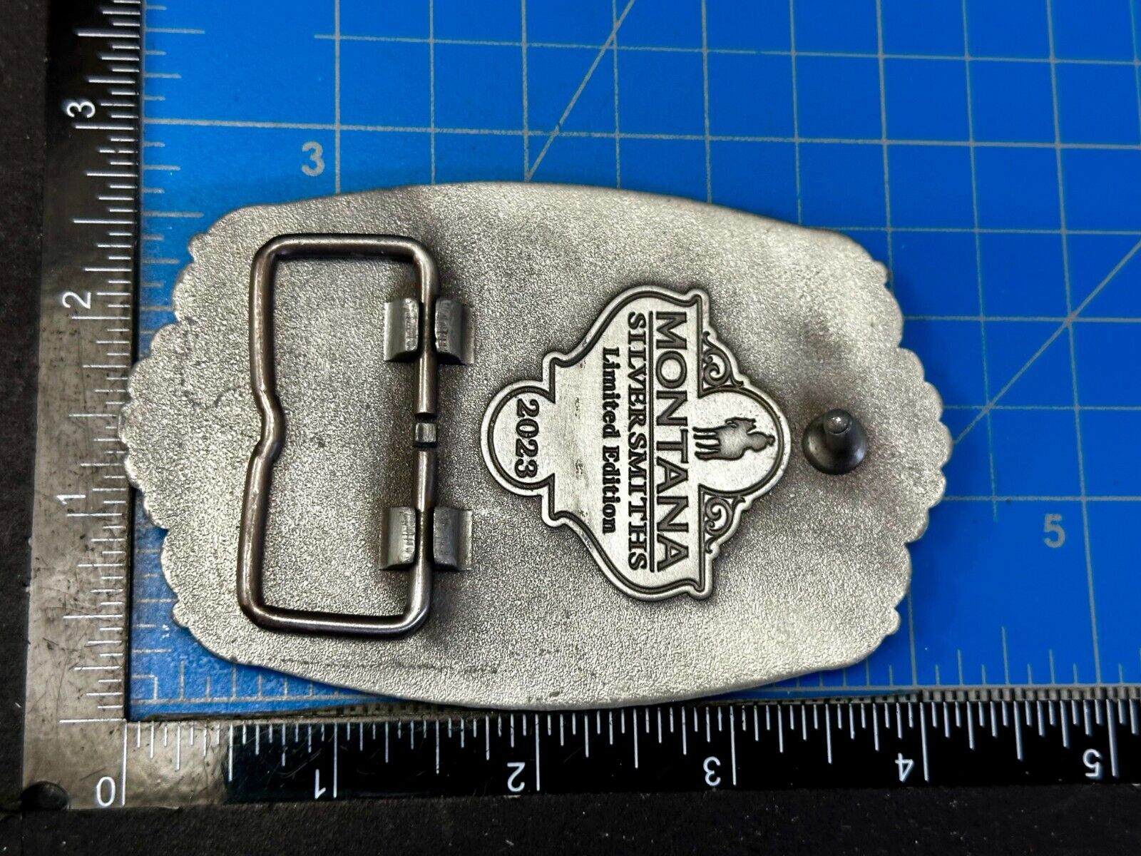 2023 Pendleton Whiskey Let'er Buck Rodeo Cowboy Montana Silversmiths Belt Buckle