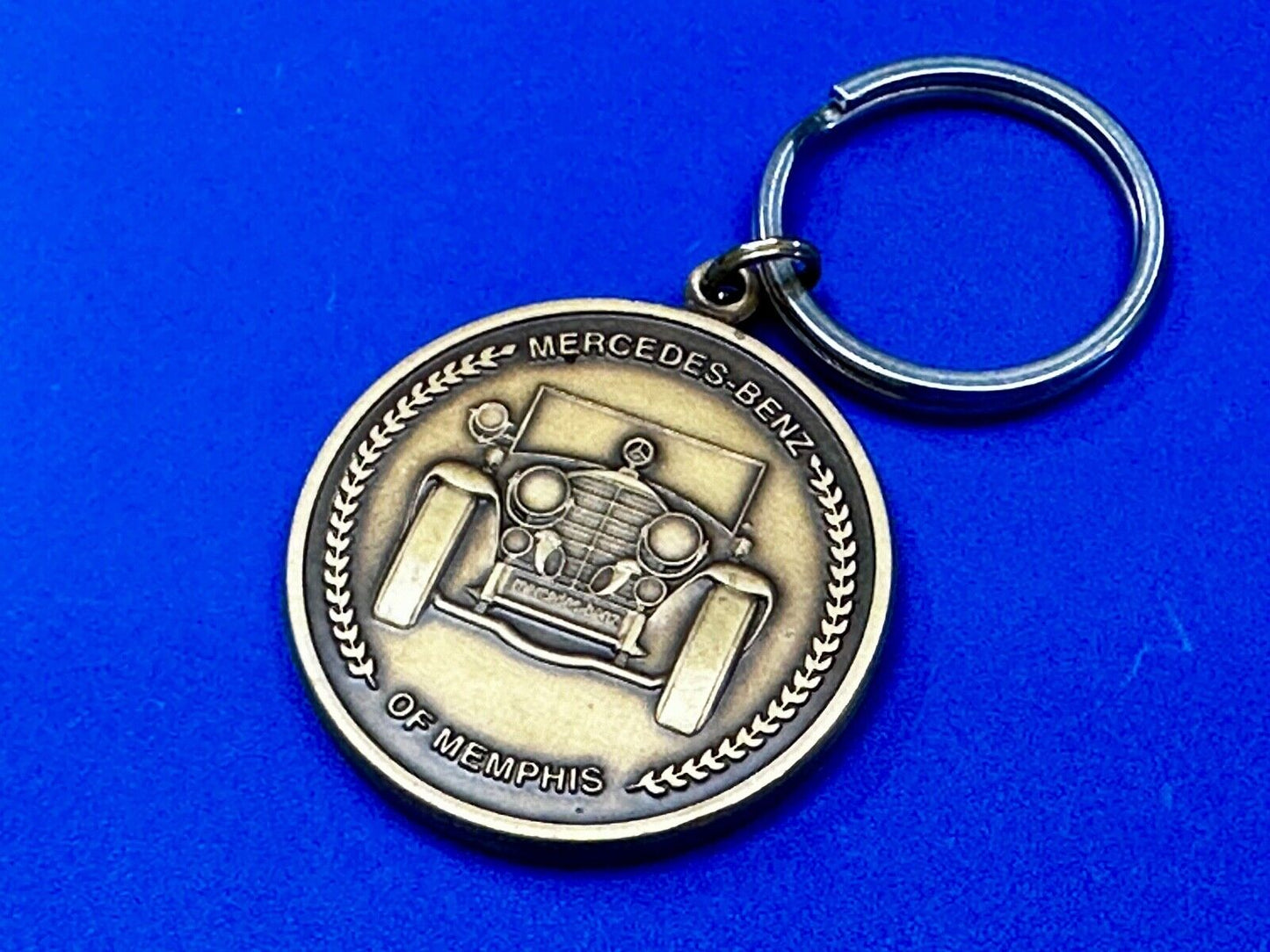 Mercedes Benz Of Memphis Keychain - Key Ring Chain Auto Car Dealers Collectable