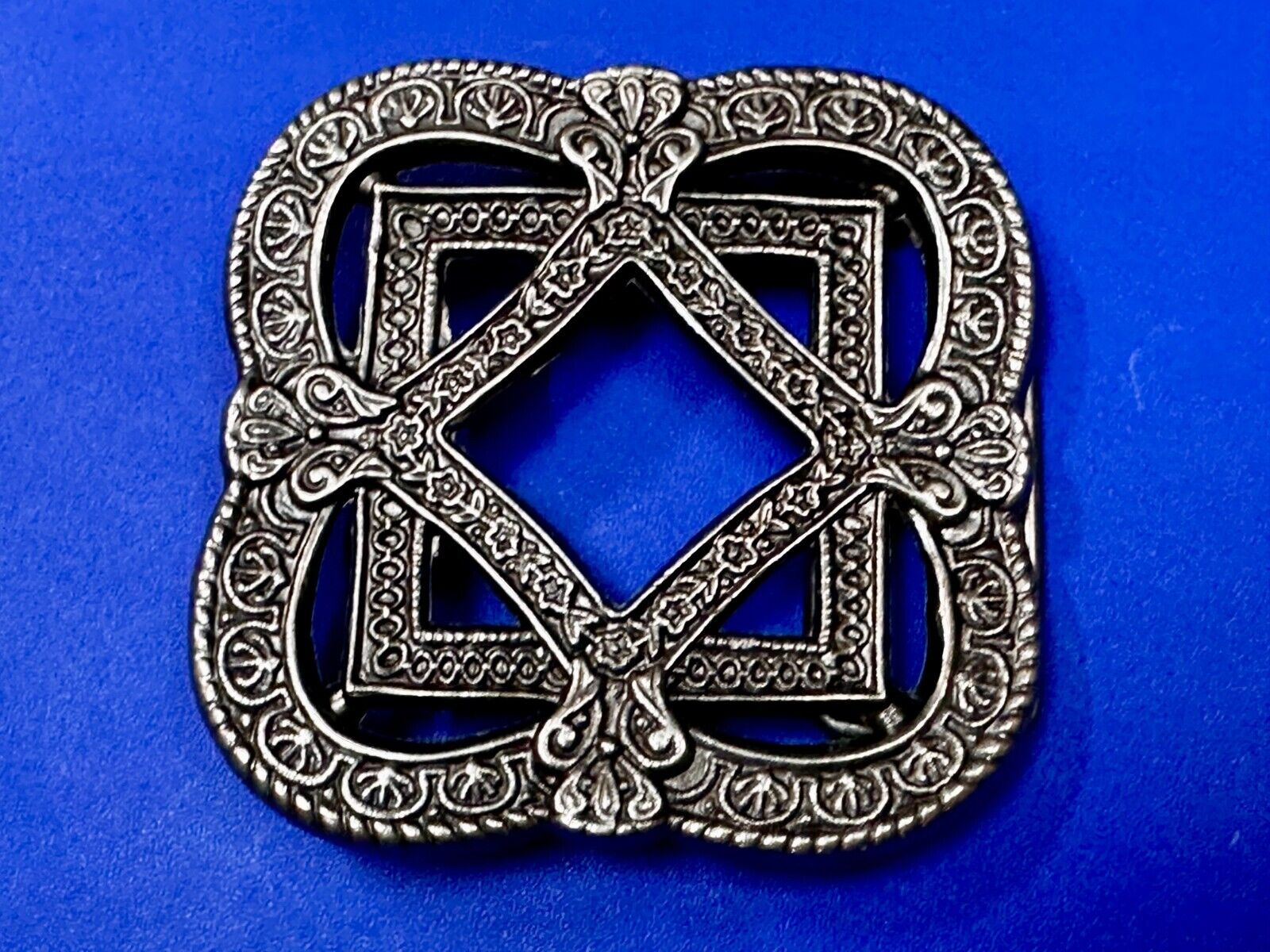Vintage Art Deco Style Openwork Replacement Belt Buckle