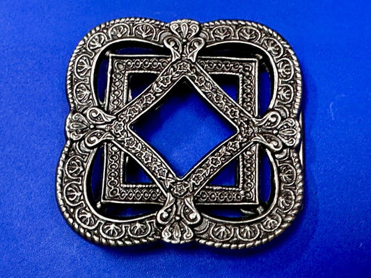 Vintage Art Deco Style Openwork Replacement Belt Buckle