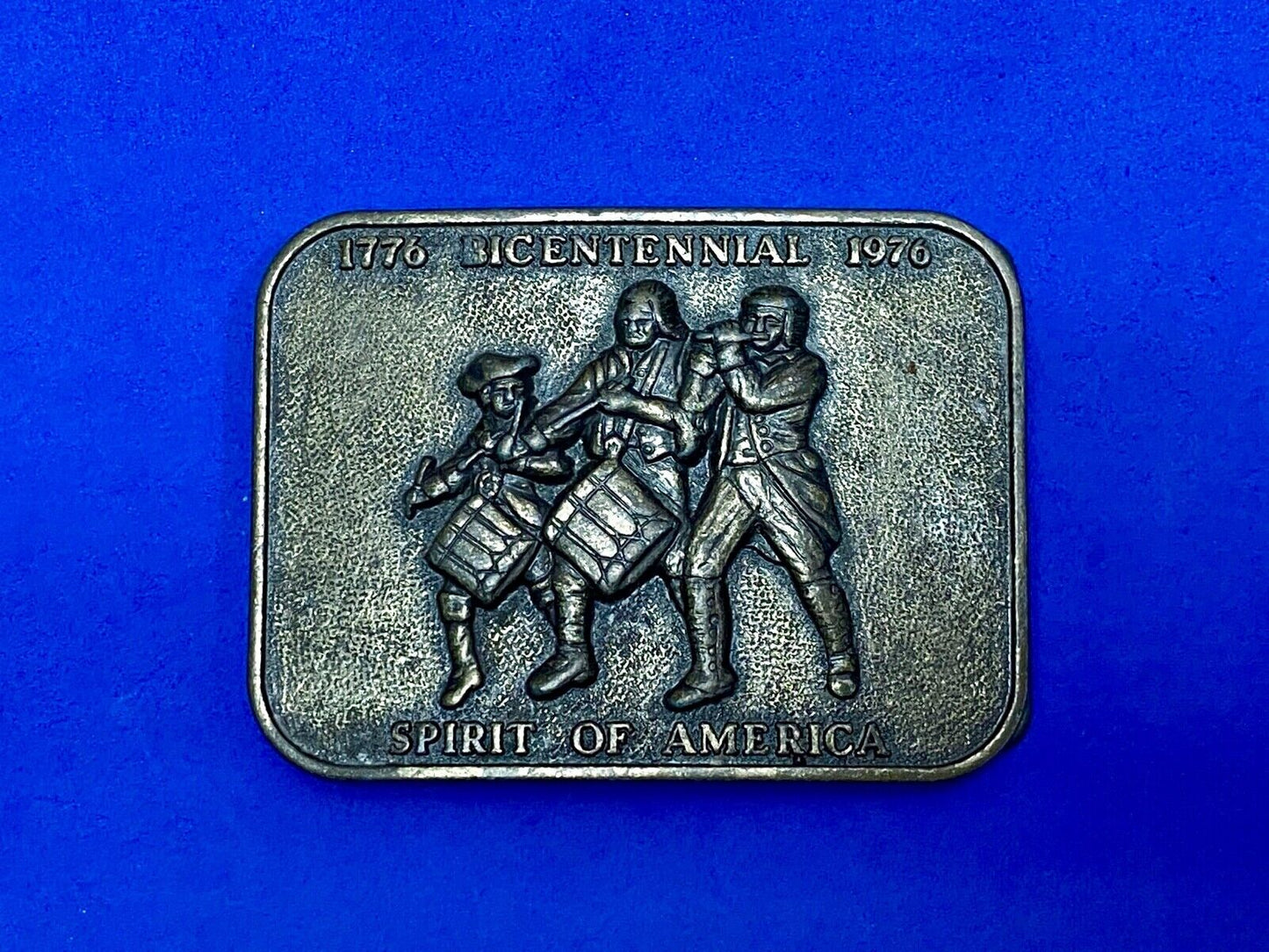 United States Of America Bicentennial 1776-1976 Spirit Of America Belt Buckle