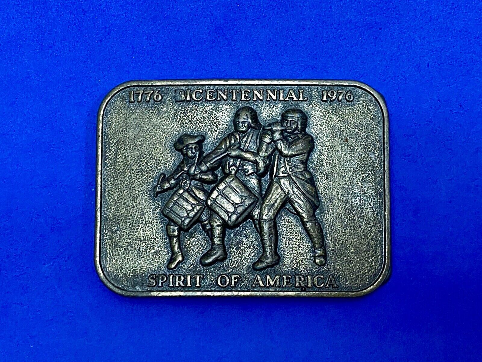 United States Of America Bicentennial 1776-1976 Spirit Of America Belt Buckle
