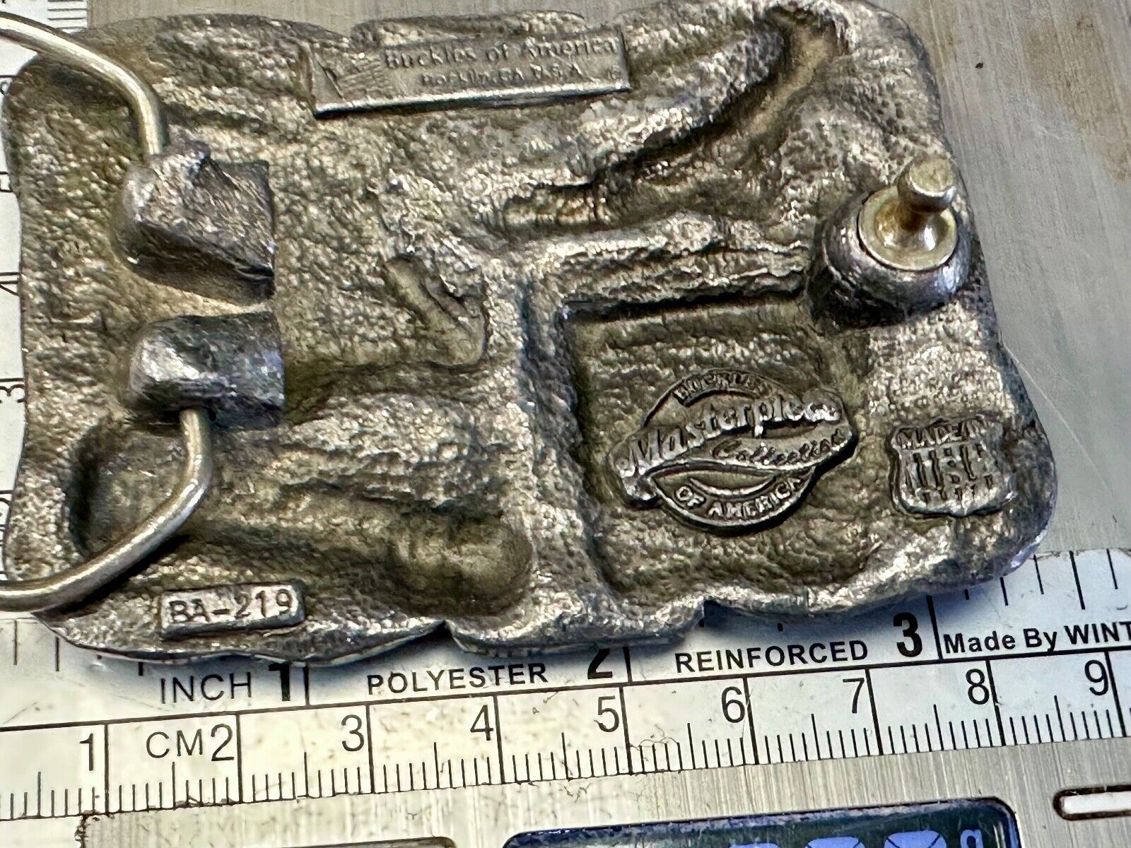 Trucker - Vintage Semi Driver Masterpiece collection belt buckle - of America!